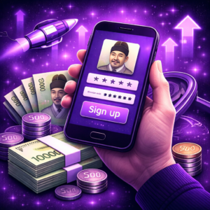 สมัครเว็บเงินวอน สมัครใช้งาน KRW ออนไลน์